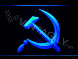 Communism LED Neon Sign Electrical - Blue - TheLedHeroes