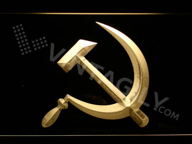 Communism LED Neon Sign USB - Yellow - TheLedHeroes