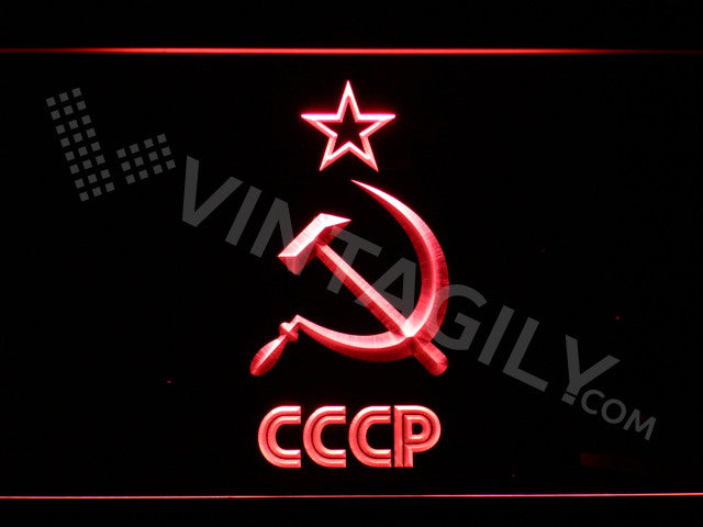 FREE Communism 2 LED Sign - Red - TheLedHeroes