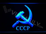 Communism 3 LED Neon Sign USB - Blue - TheLedHeroes
