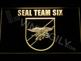 FREE SEAL Team Six 3 LED Sign - Yellow - TheLedHeroes
