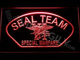 SEAL Team Six 4 LED Neon Sign USB - Red - TheLedHeroes