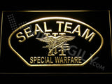 SEAL Team Six 4 LED Neon Sign USB - Yellow - TheLedHeroes