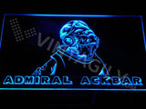 Admiral Ackbar LED Neon Sign USB - Blue - TheLedHeroes