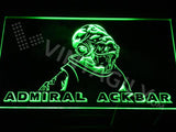 Admiral Ackbar LED Neon Sign Electrical - Green - TheLedHeroes