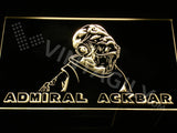 FREE Admiral Ackbar LED Sign - Yellow - TheLedHeroes