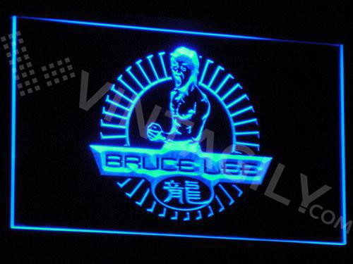 Bruce Lee LED Neon Sign Electrical - Blue - TheLedHeroes