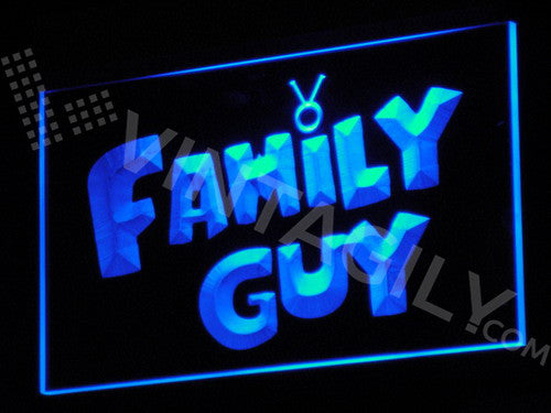 Family Guy LED Sign - Blue - TheLedHeroes