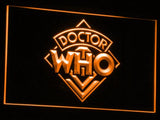 Doctor Who 4 LED Neon Sign Electrical - Orange - TheLedHeroes