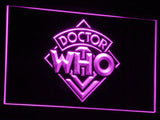 Doctor Who 4 LED Neon Sign USB - Purple - TheLedHeroes