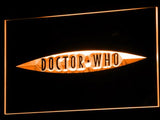 Doctor Who 2 LED Neon Sign Electrical - Orange - TheLedHeroes