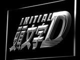 Initial D LED Sign - White - TheLedHeroes
