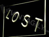 LOST LED Sign - Yellow - TheLedHeroes