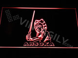 Ahsoka LED Neon Sign USB - Red - TheLedHeroes