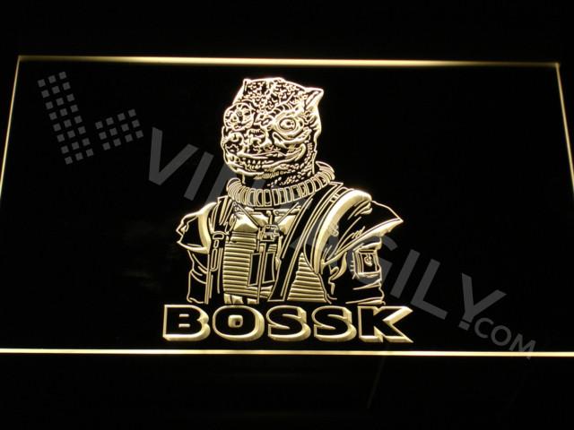Bossk LED Neon Sign Electrical - Yellow - TheLedHeroes