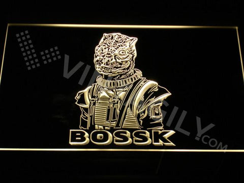 Bossk LED Neon Sign Electrical - Yellow - TheLedHeroes