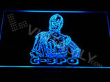 C3-PO LED Neon Sign Electrical - Blue - TheLedHeroes