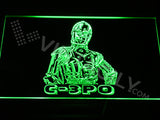 C3-PO LED Sign - Green - TheLedHeroes