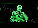 C3-PO LED Neon Sign Electrical - Green - TheLedHeroes