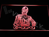 C3-PO LED Neon Sign Electrical - Red - TheLedHeroes