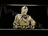 C3-PO LED Neon Sign Electrical - Yellow - TheLedHeroes