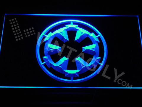 Galatic War LED Sign - Blue - TheLedHeroes