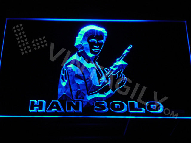 Han Solo LED Sign - Blue - TheLedHeroes