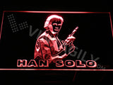 Han Solo LED Sign - Red - TheLedHeroes