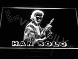 Han Solo LED Neon Sign USB - White - TheLedHeroes