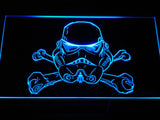 Star Wars Stormtrooper helmet LED Sign - Blue - TheLedHeroes