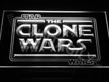 Star Wars The Clone of Wars LED Sign - White - TheLedHeroes
