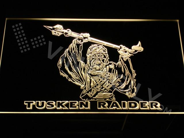 Tusken Raider LED Neon Sign Electrical - Yellow - TheLedHeroes