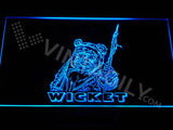 Wicket LED Sign - Blue - TheLedHeroes
