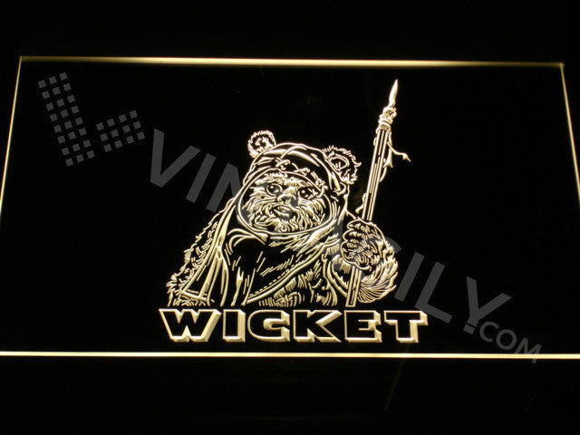 FREE Wicket LED Sign - Yellow - TheLedHeroes