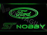 Ford ST Nobby LED Neon Sign USB - Green - TheLedHeroes