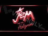 Jem and the Holograms LED Sign - Red - TheLedHeroes