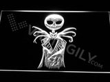 Nightmare Before Christmas Jack 3 LED Sign - White - TheLedHeroes