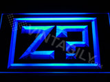 Johnny The Homicidal Maniac Zim LED Sign - Blue - TheLedHeroes