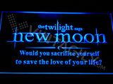Twilight Saga New Moon LED Sign - Blue - TheLedHeroes