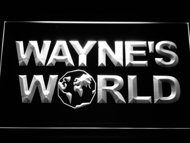 Wayne's World LED Sign - White - TheLedHeroes