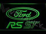 Ford RS/ST LED Neon Sign USB - Green - TheLedHeroes