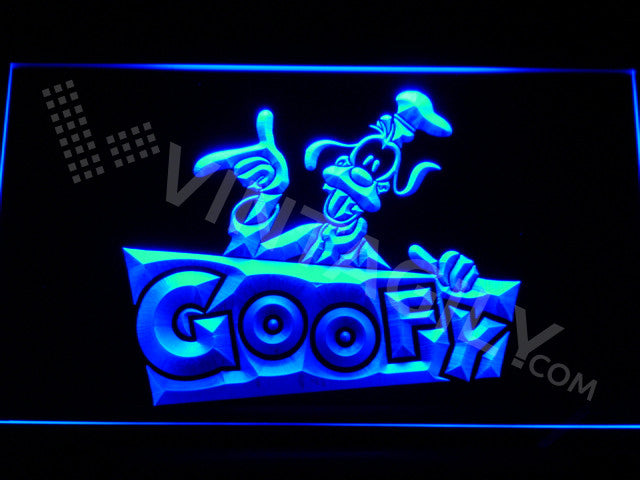 Goofy 2 LED Sign - Blue - TheLedHeroes