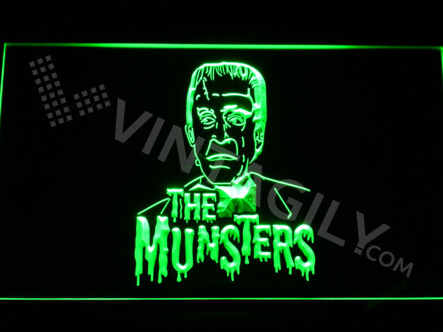 The Munsters Sitcom LED Sign - Green - TheLedHeroes