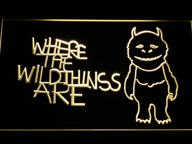 Where The Wild Things Are LED Sign - Multicolor - TheLedHeroes