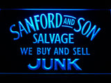 Sanford and Son Salvage Buy Sell Junk LED Sign - Blue - TheLedHeroes