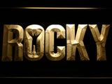 Rocky Boxing LED Neon Sign Electrical - Yellow - TheLedHeroes
