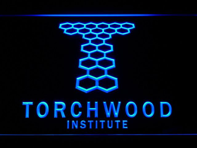 Torchwood Institute LED Neon Sign Electrical - Blue - TheLedHeroes