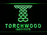 Doctor Who Torchwood Institute LED Neon Sign USB - Green - TheLedHeroes