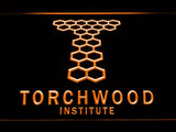 Doctor Who Torchwood Institute LED Neon Sign Electrical - Orange - TheLedHeroes