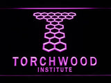 Doctor Who Torchwood Institute LED Neon Sign USB - Purple - TheLedHeroes